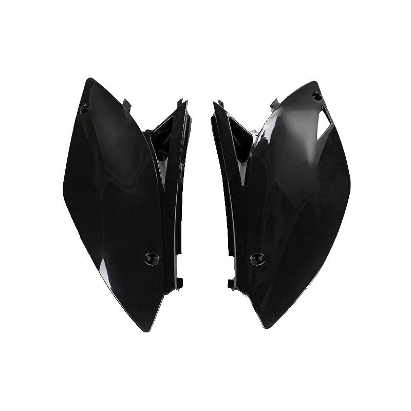 Plaque numéro latérale UFO Kawasaki 450 KX-F 10-11 noir