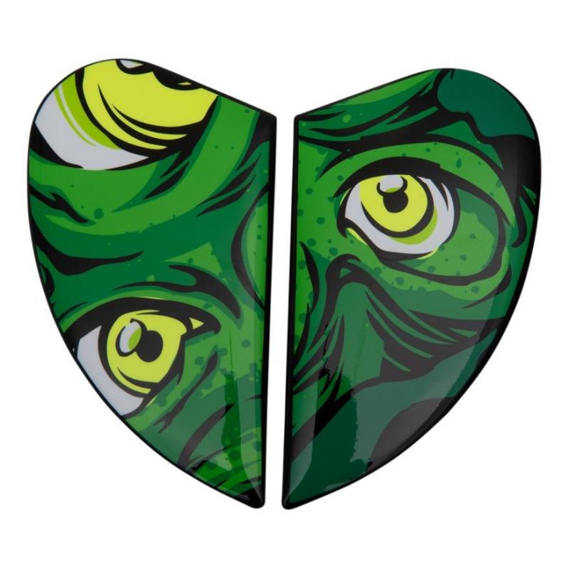 Plaques latérale Icon pour casque Airform Illuminatus vert