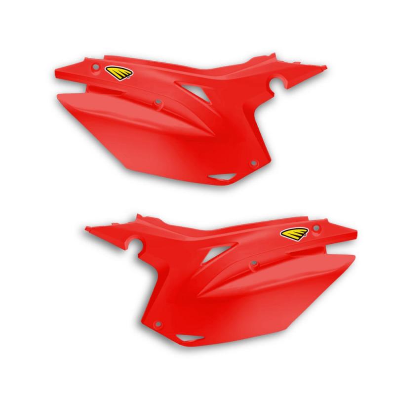 Plaques numéro latérales Cycra Honda CRF 450R 13-16 rouge