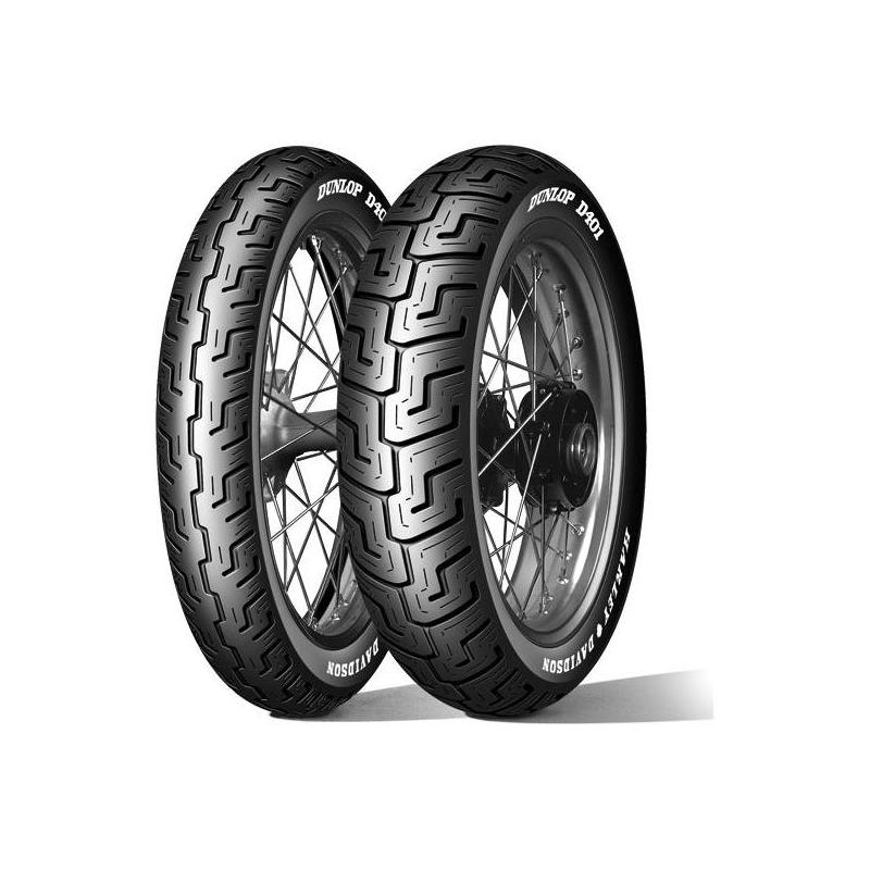 Pneu custom arrière Dunlop D401 Flancs Blancs Larges 160/70 B 17 73H