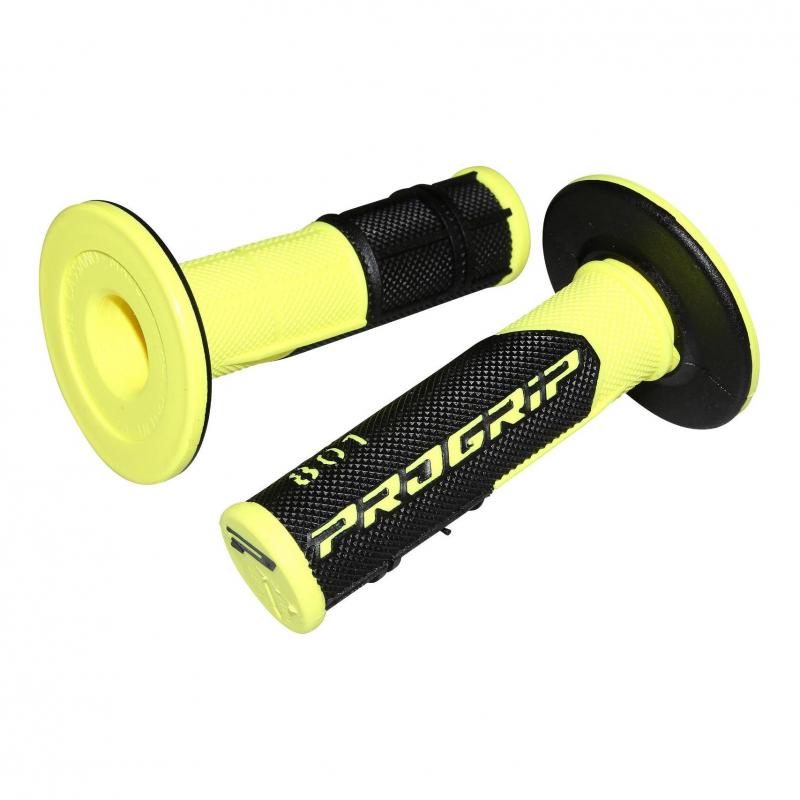 Revêtements de poignée 801 Progrip noir/jaune fluo