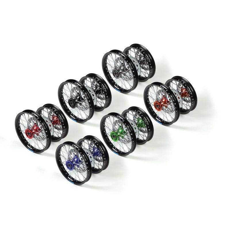 Roue arrière complète renforcée 12' YCF Factory 7116 - Moyeu Cnc ma