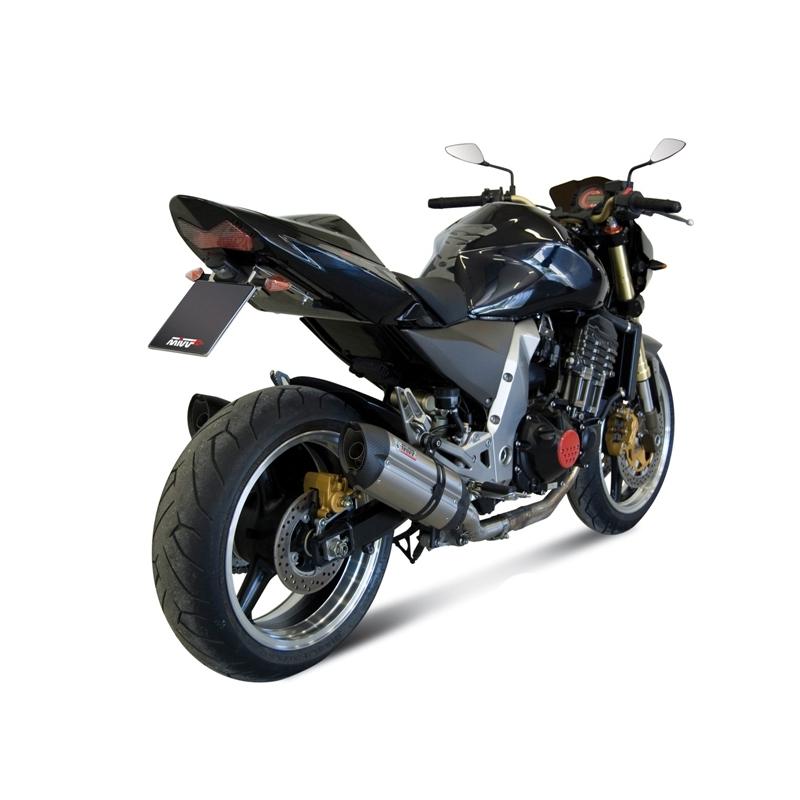 Silencieux double MIVV Suono inox / casquette carbone Kawasaki Z1000 0