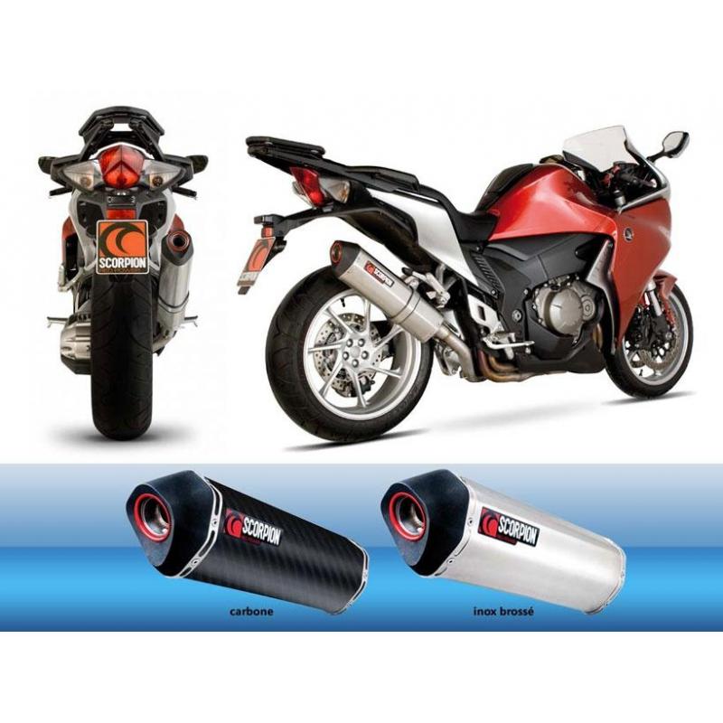 Silencieux homologué Scorpion Serket carbone pour Honda VFR 1200 F 10
