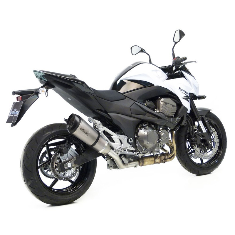 Silencieux Leovince Factory S inox casquette carbone pour Kawasaki Z 800 E 13-16