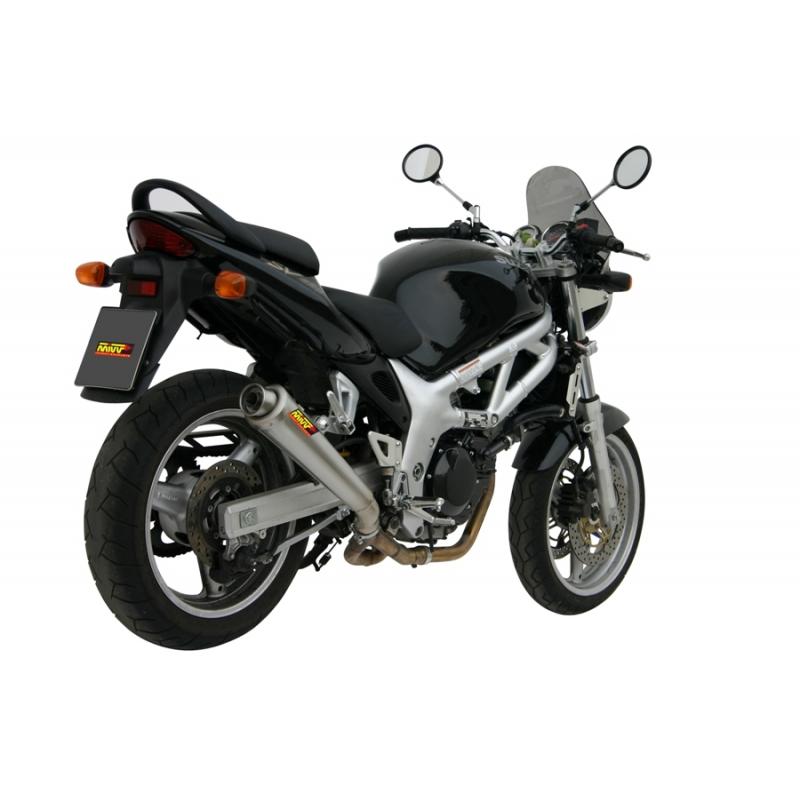 Silencieux MIVV X-Cone inox brossé Suzuki SV650 99-02