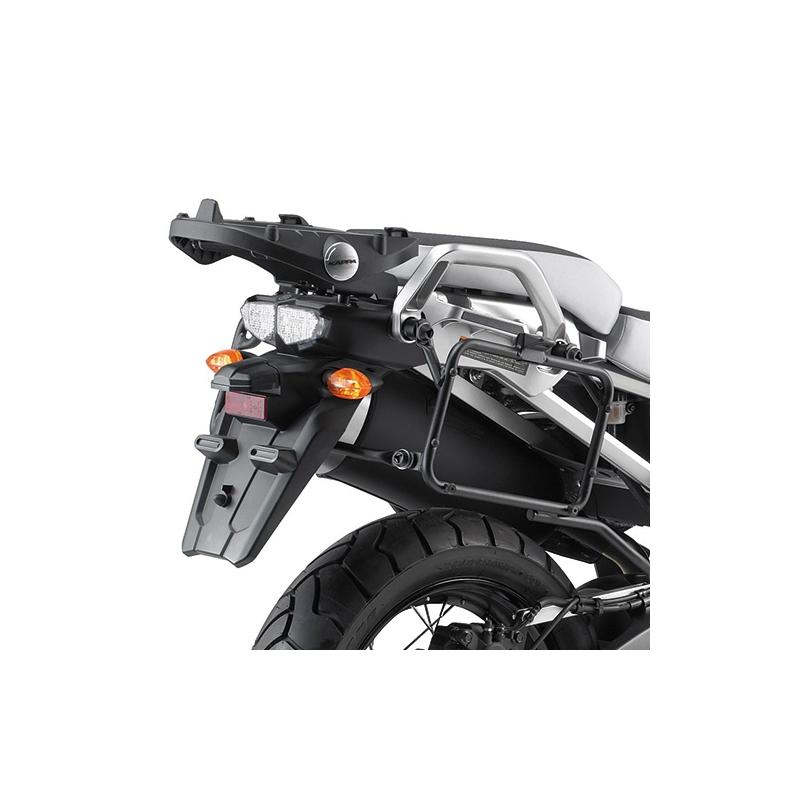 Supports pour valises latérales à liaison rapide type KLR Kappa Mono