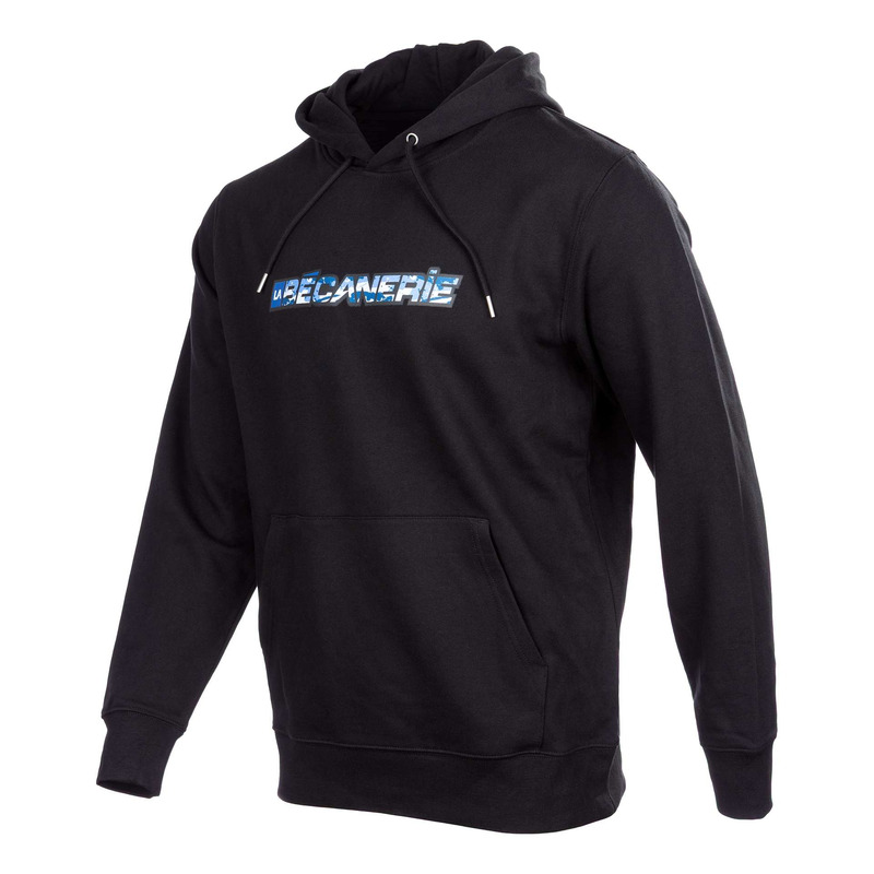 Sweat à capuche La Bécanerie 2025 noir/bleu