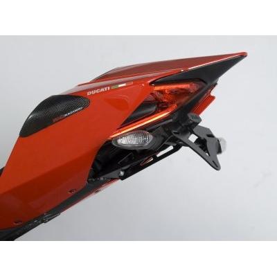 Support de plaque d’immatriculation R&G Racing noir Ducati Panigale 1299 15-17
