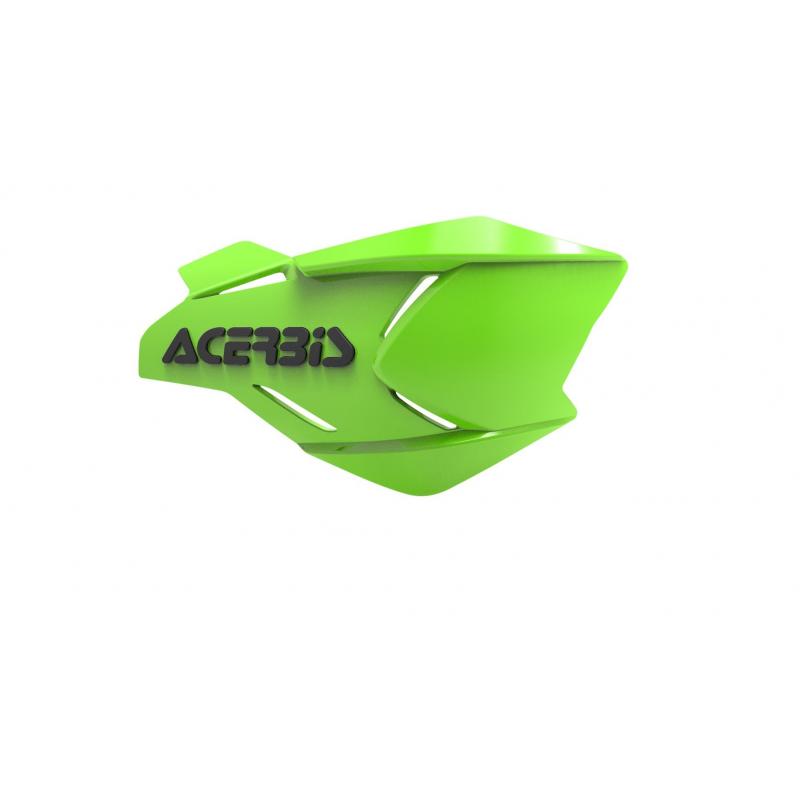 plastique de remplacement Acerbis pour protège-mains X-Factory Vert/Noir Brillant