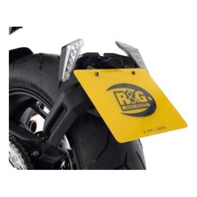 Support de plaque d’immatriculation R&G Racing noir MV Agusta Turismo Veloce 15-18