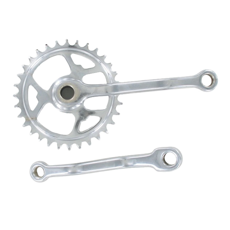 Paire de manivelles chromée avec plateau 32 dents pour MBK AV 88/89