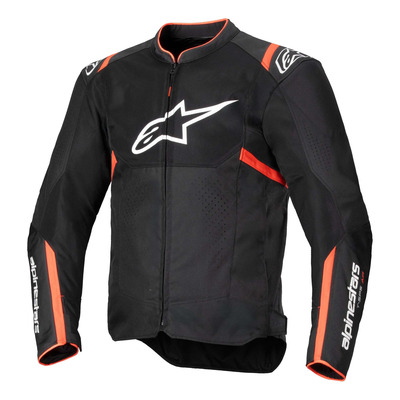 Blouson textile Alpinestars T-SPS Air V2 black/red fluo