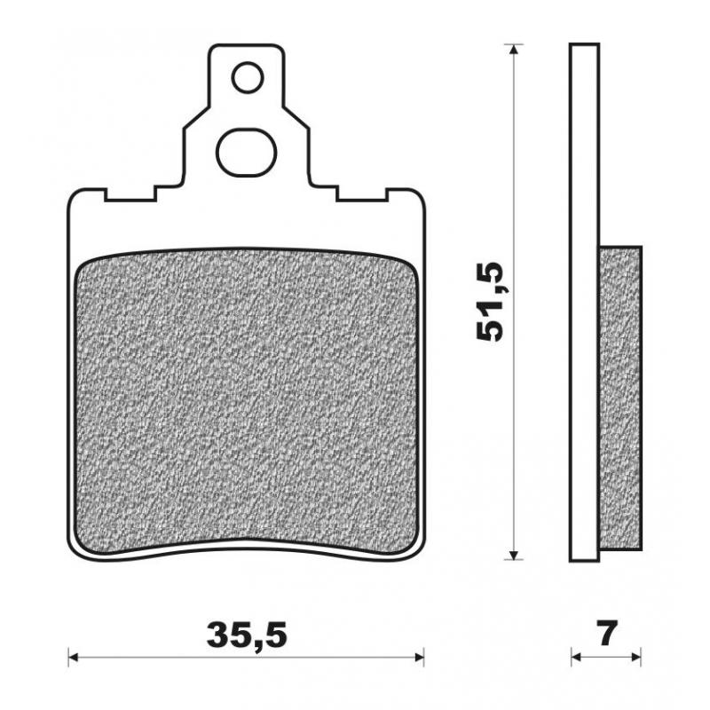 Plaquettes de frein arrière Newfren FD0103BT pour Aprilia 50 RX 92-98