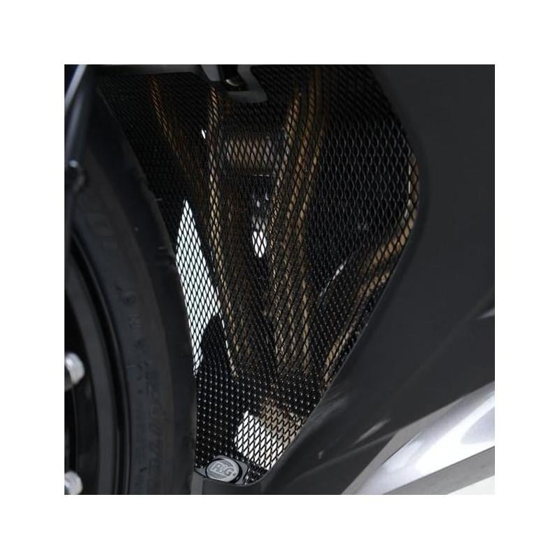 Grille de protection de collecteur R&G Racing noire Kawasaki Z 1000 SX 11-18