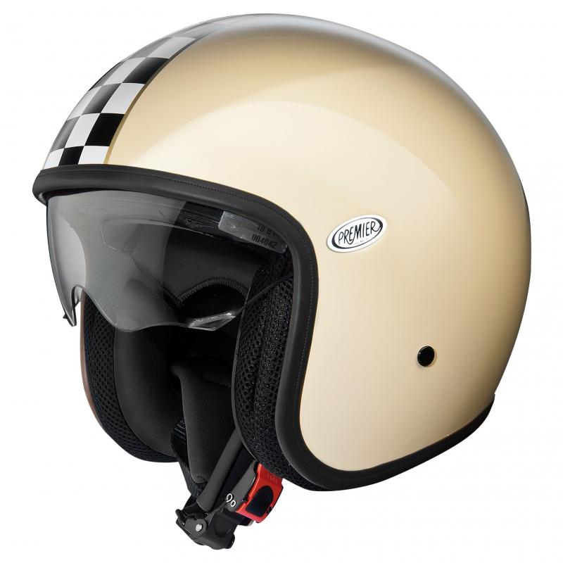 Casque jet Premier VINTAGE CK beige- XS