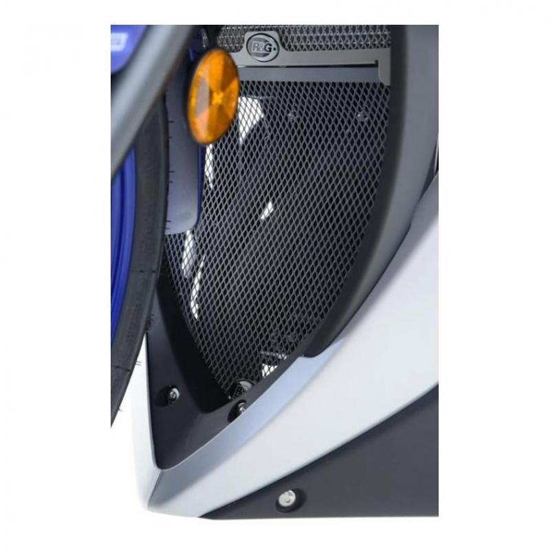 Grille de protection de collecteur R&G Racing noire Yamaha YZF-R3 15-18