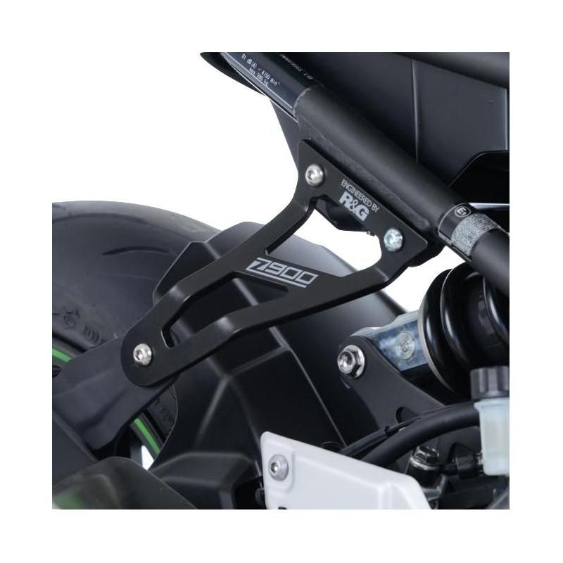 Patte de fixation de silencieux R&G Racing noire Kawasaki Z 900 17-18