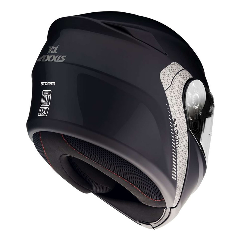 Casque modulable Axxis Storm SV Solid noir mat - Casque modulable sur ...