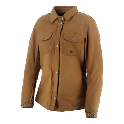 Blouson textile femme Helstons Detroit Girl kraft