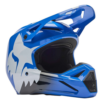Casque cross Fox Racing V1 Shield blue