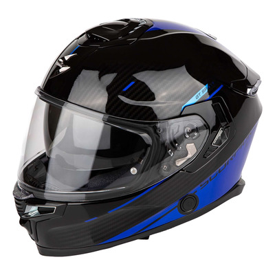 Casque intégral Scorpion EXO-GT SP Air Asphalt noir/bleu
