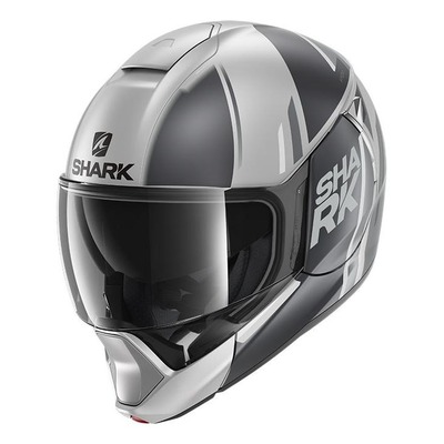 Casque modulable Shark Evojet Vyda Mat argent/anthracite