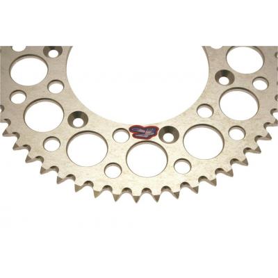 Couronne Renthal 50 dents Anti-boue / anodise argent