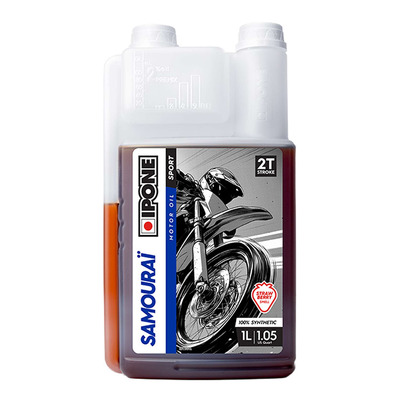 Huile moteur 2T Ipone Samouraï Fraise 1L