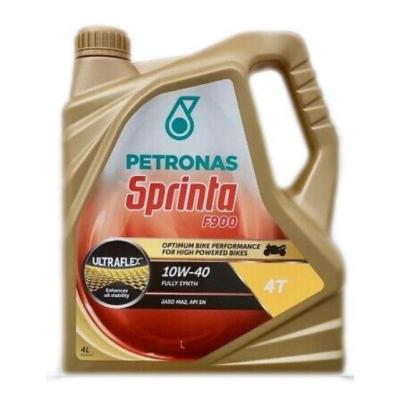 Huile Petronas Sprinta 4T F900 100% synthèse 10W40 4L