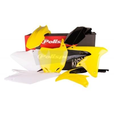 Kit plastique Polisport Suzuki 450 RM-Z 08-17 (jaune/blanc/noir origine 13)