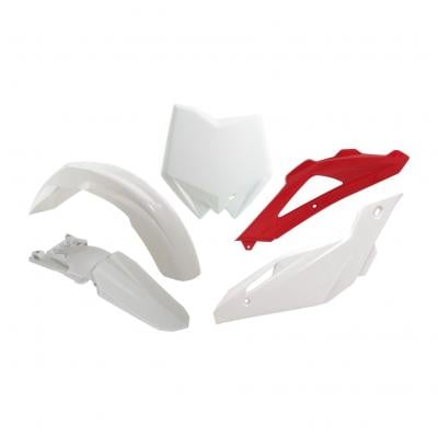Kit plastique RTech couleur d’origine blanc et rouge pour Husqvarna TE 310 11-13