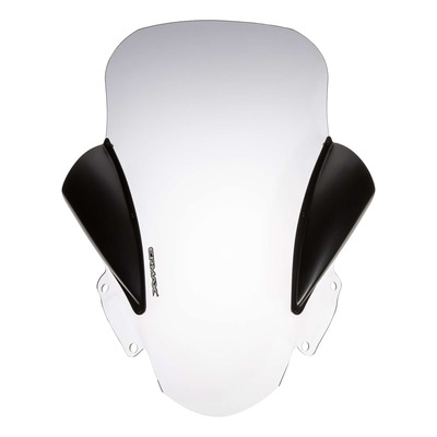 Pare-brise Touring Ermax 68 cm Piaggio MP3 300 HPE 19-24 gris avec protections mains