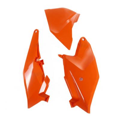 Plaques numéro latérales + cache boîte à air UFO KTM 85 SX 2018 orange