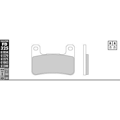 Plaquettes De Frein Galfer G Semi M Tal Fd Pi Ces Freinage