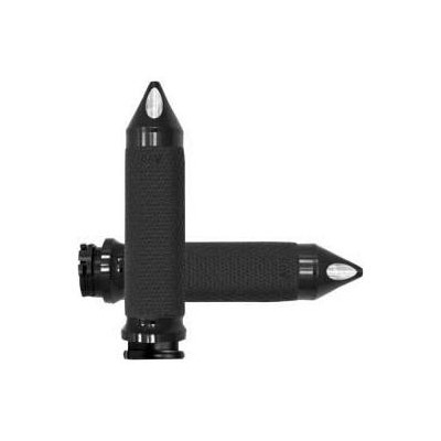 Poignées Avon Ø 35mm mémoire de formes tirage par câble embout pointes Twin-Cam 99-17 noir