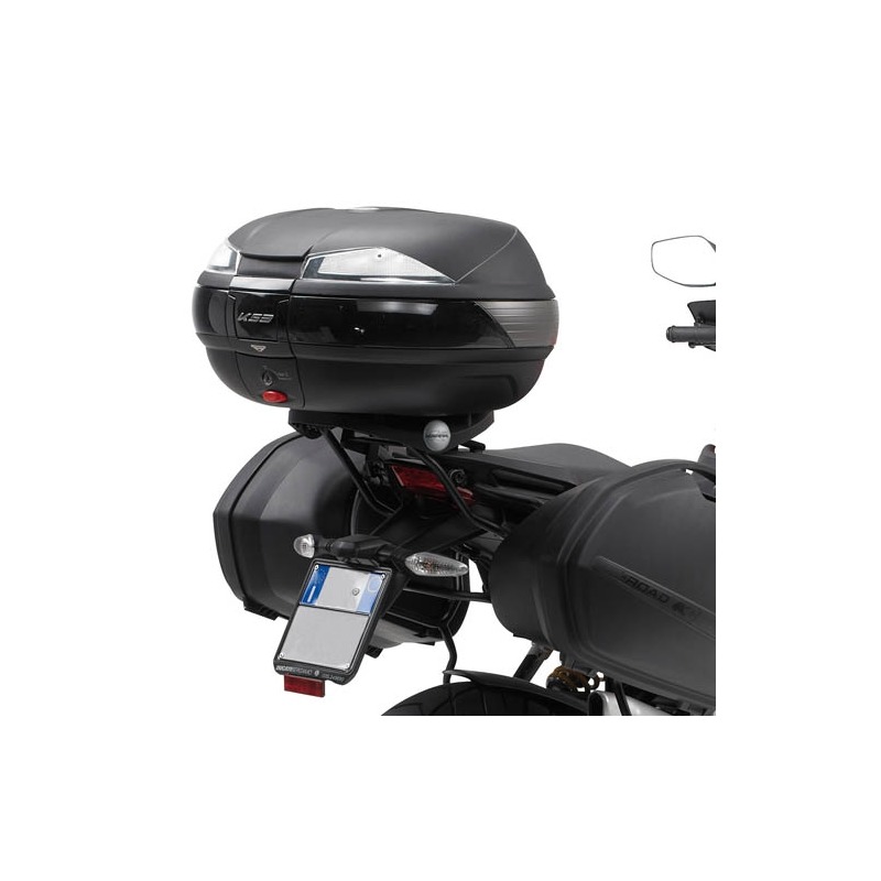 Support spécifique et platine Kappa pour top case Monokey Ducati 1200
