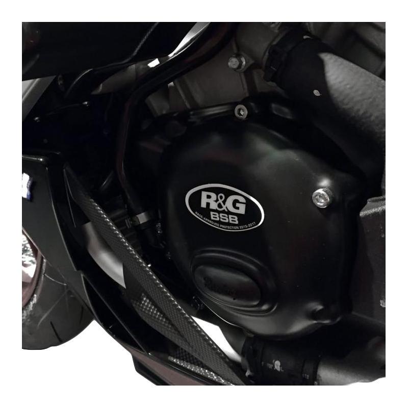 Couvre carter d’alternateur R&G Racing noir Race Serie Aprilia RSV4 Factory 09-14