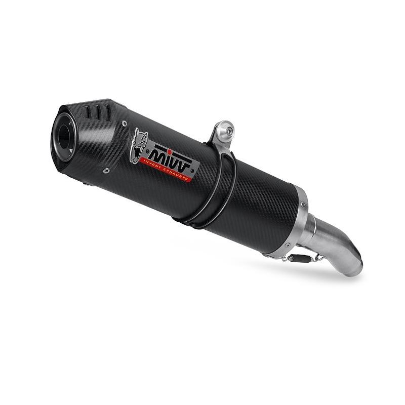 Silencieux double MIVV carbone / casquette carbone Yamaha YZF-R1 07-08