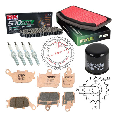 Kit entretien NF Prokit premium Yamaha YZF-R1 1000 2009-14