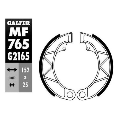 Mâchoire de frein 25 Galfer 125/150/175 Lambretta Li