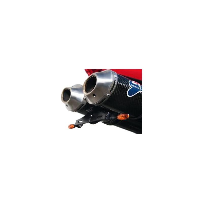 Support de plaque d’immatriculation R&G Racing noir Ducati 848 08-14