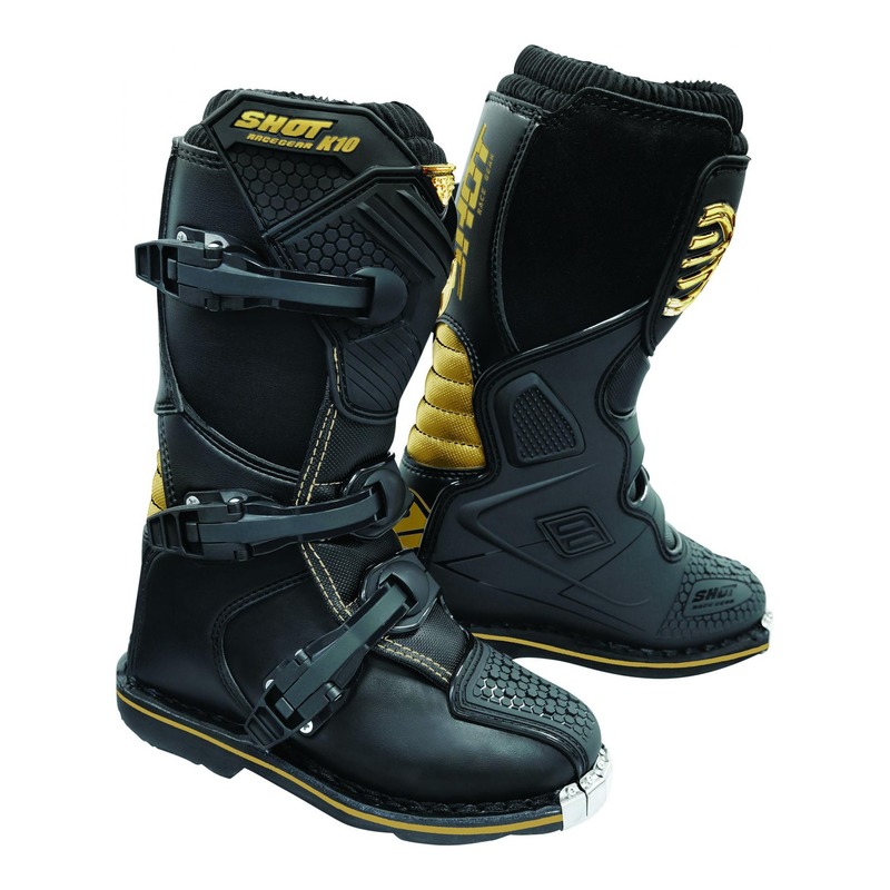 Bottes cross enfant Shot K10 2.0 noir/or- 30