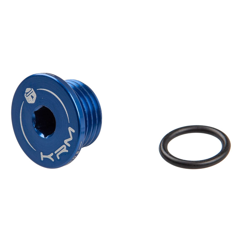 Bouchon de carter moteur KRM Pro Ride bleu foncé Derbi