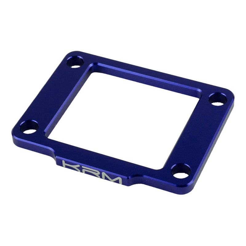 Cale de boîte à clapets KRM Pro Ride 5 mm bleu foncé Derbi