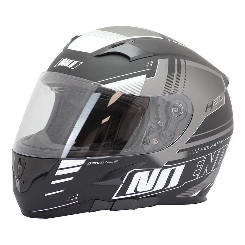 Casque intégral Noend H20-Advance by ASD Racing noir/blanc- XS