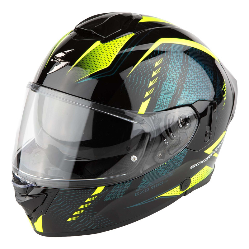 Casque intÃ©gral Scorpion Exo-530 Air Theras noir/jaune fluo- S