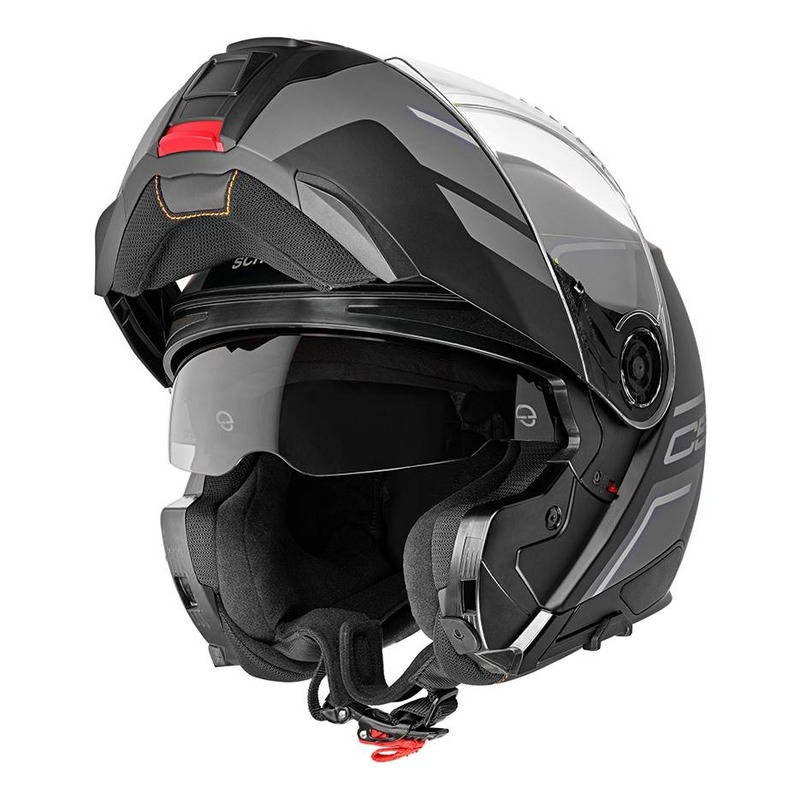 Casque modulable Schuberth C5 Master gris/noir mat - Casque modulable ...