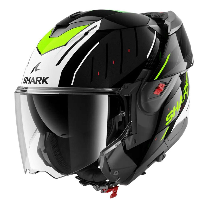 Casque modulable Shark Oxo Rydger black/white/yellow