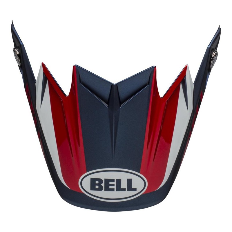 Casquette de casque cross Bell Moto-9 Flex Division blanc/bleu/rouge